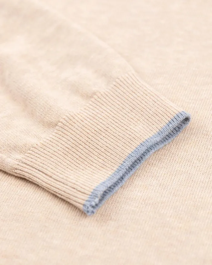 NZA New Zealand Auckland Knitwear Beige Half Zip Pullover 8211 Oat Sand 8211 Men NZA New Zealand Auckland Knitwear Beige Half Zip Pullover 8211 Oat Sand 8211 Men