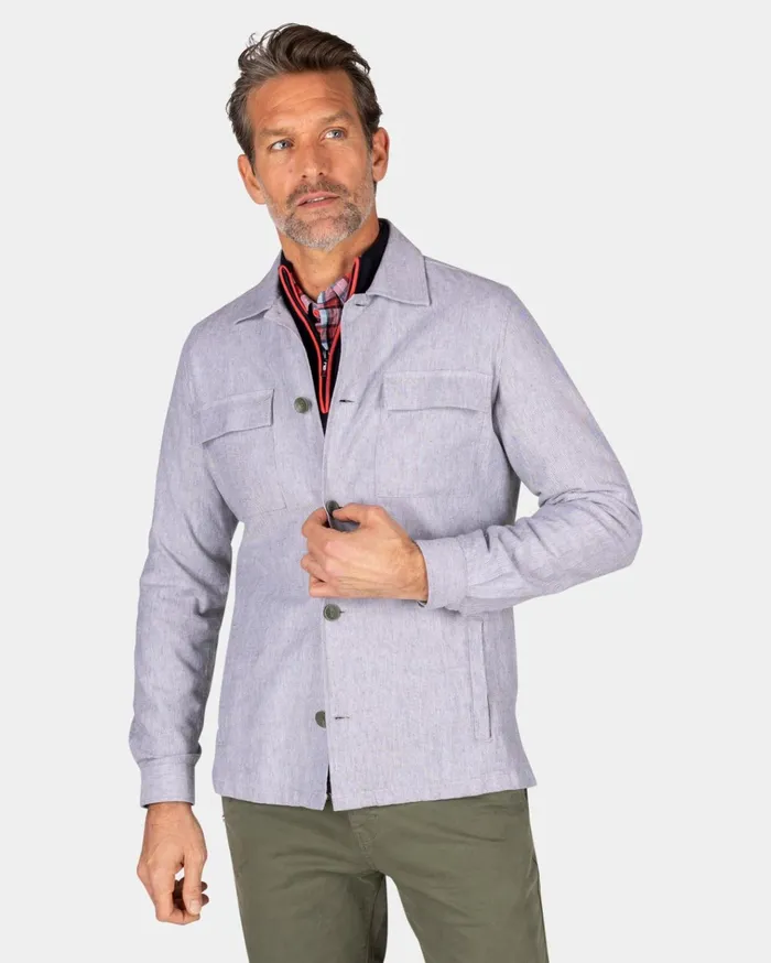 NZA New Zealand Auckland Shirts Light Green Stretch Overshirt 8211 Jungle Green 8211 Men