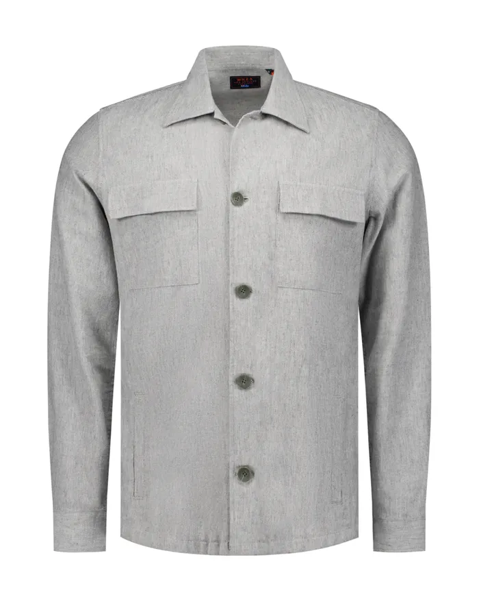 NZA New Zealand Auckland Shirts Light Green Stretch Overshirt 8211 Jungle Green 8211 Men