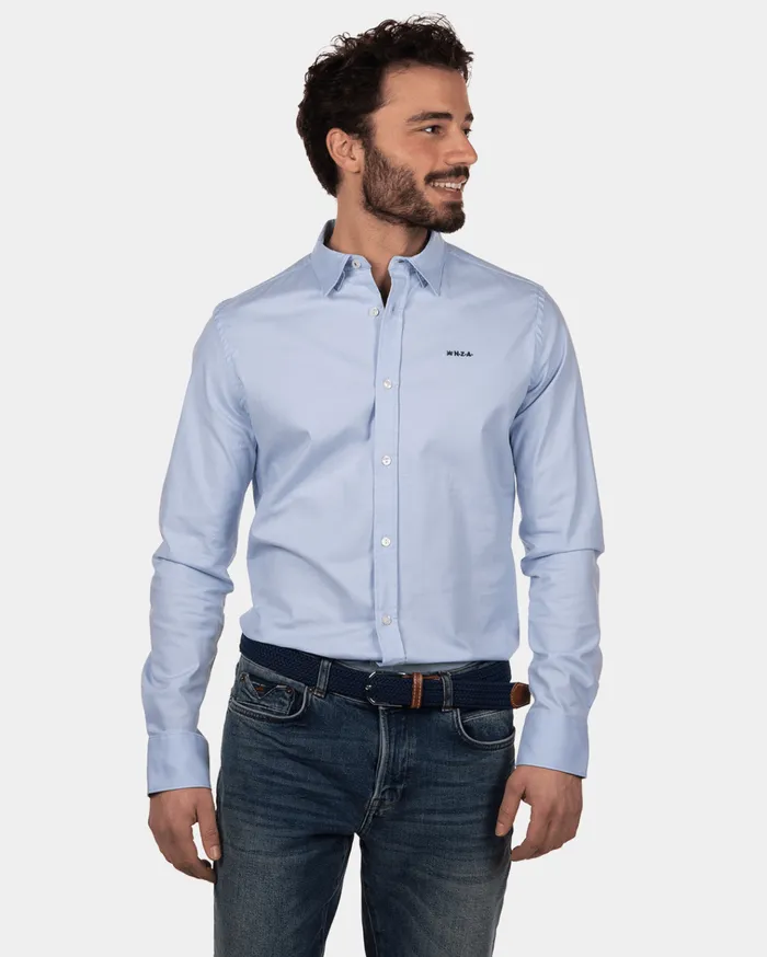 NZA New Zealand Auckland Shirts Wouters Pond 8211 Light Blue 8211 Men NZA New Zealand Auckland Shirts Wouters Pond 8211 Light Blue 8211 Men