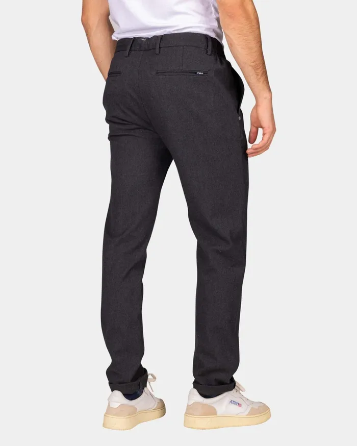 NZA New Zealand Auckland Trousers Dark Grey Wool Look Pants 8211 Antra 8211 Men