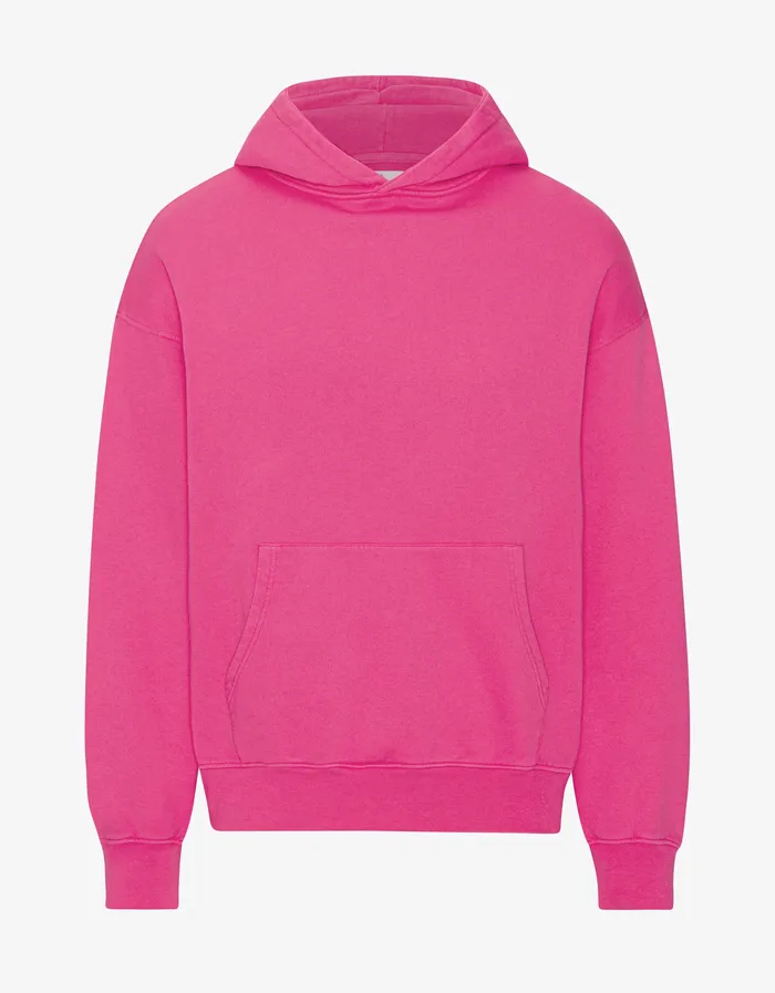 Organic Oversized Hood 8211 Bubblegum Pink Women Hoodies Colorfulstandard