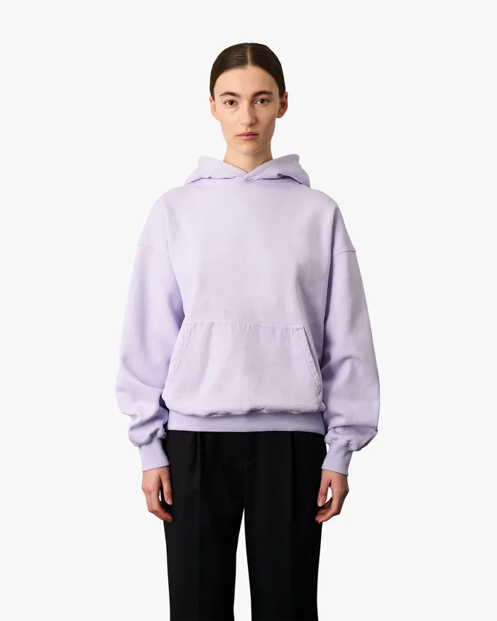 Organic Oversized Hood 8211 Lemon Yellow Women Hoodies Colorfulstandard
