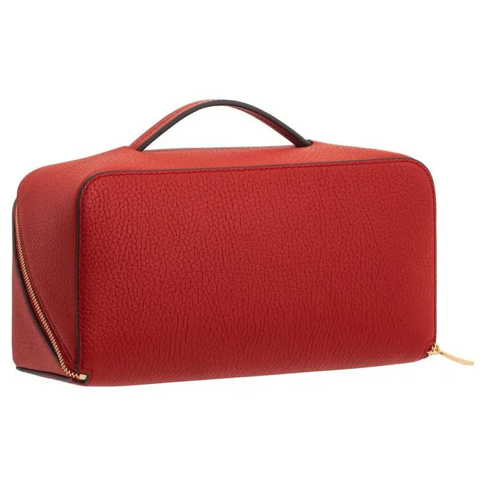 Oroton Beauty Cases Fife Large Beauty Case Dark Poppy 8211 Accessories