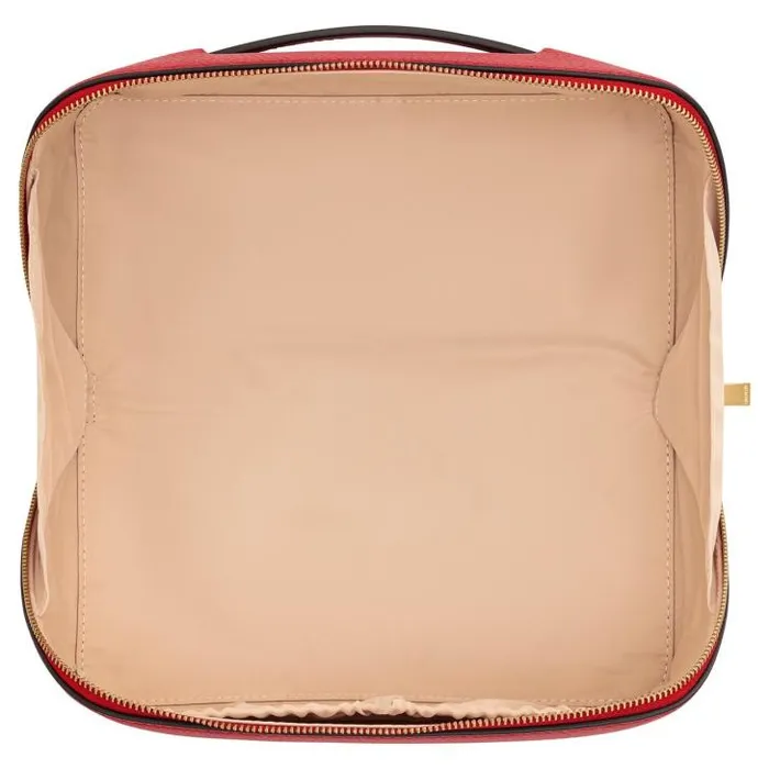 Oroton Beauty Cases Fife Large Beauty Case Dark Poppy 8211 Accessories