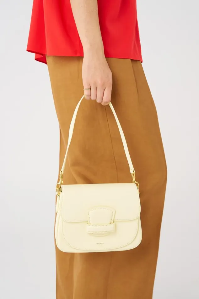 Oroton Crossbody Carter Small Day Bag Lemon Butter 8211 Women