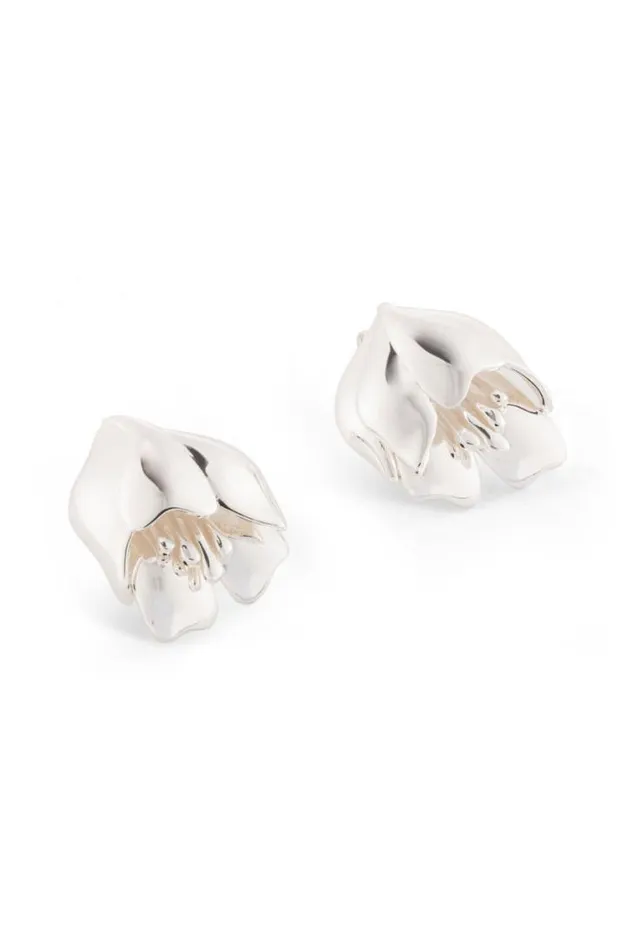 Oroton Earrings Tulip Earrings Silver 8211 Jewellery