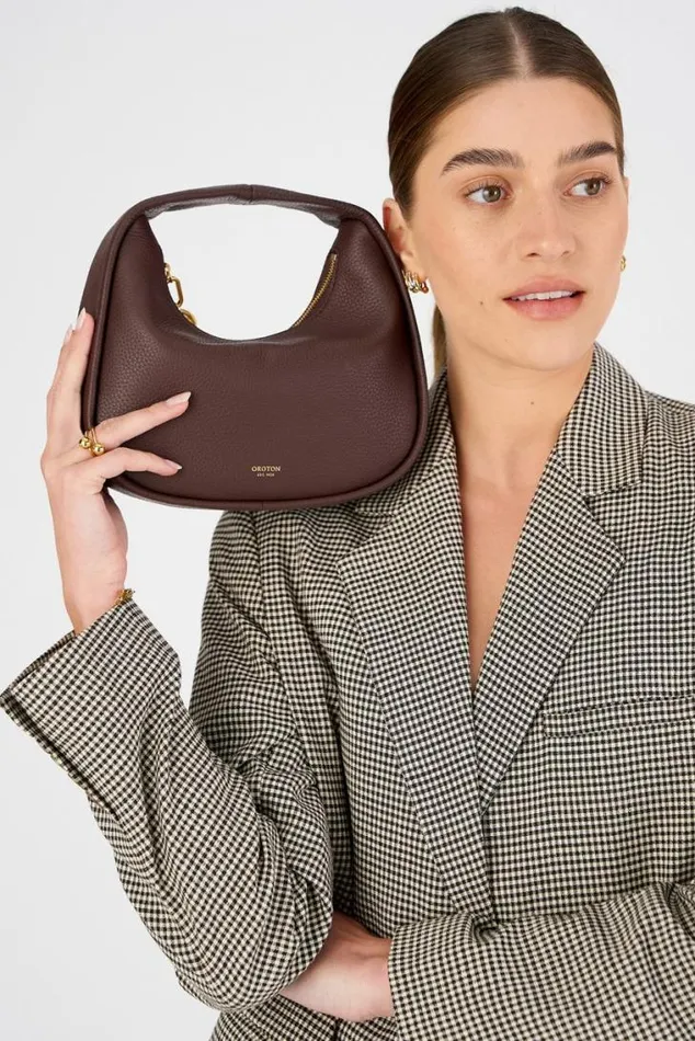 Oroton Mini Bags Clara Mini Bag Bear Brown 8211 Women