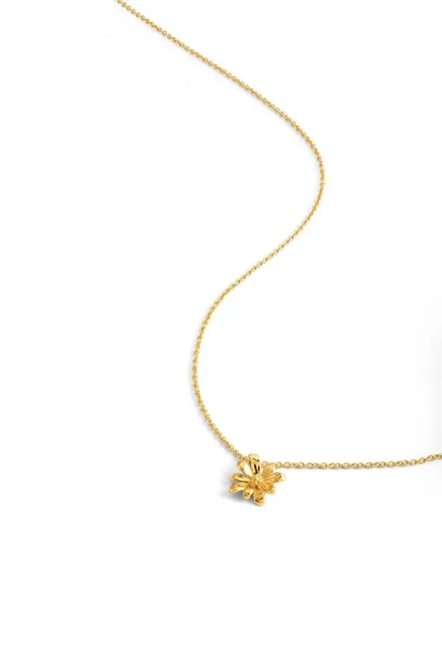 Oroton Necklaces Daisy Pendant 18k Gold 8211 Jewellery