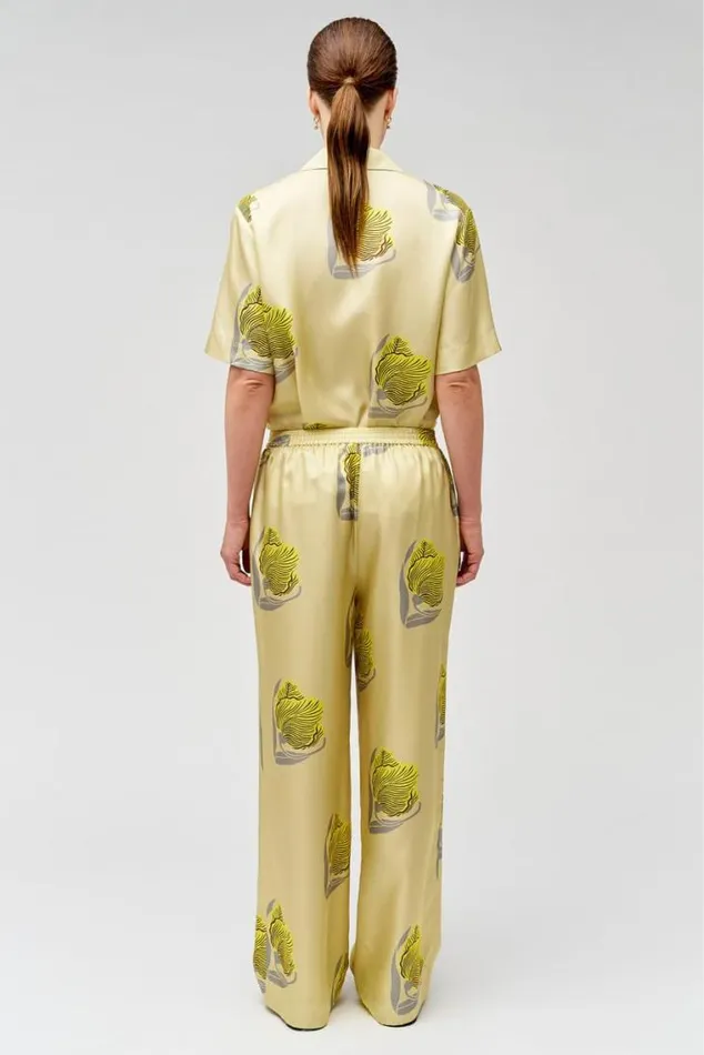 Oroton Pants Linear Tulip Pj Pant Fennel 8211 Women