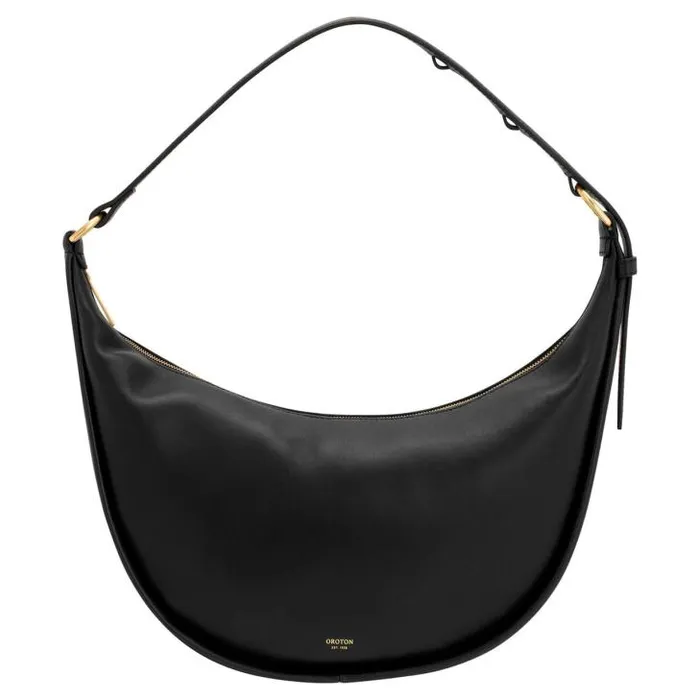 Oroton Shoulder Penny Hobo Black 8211 Women