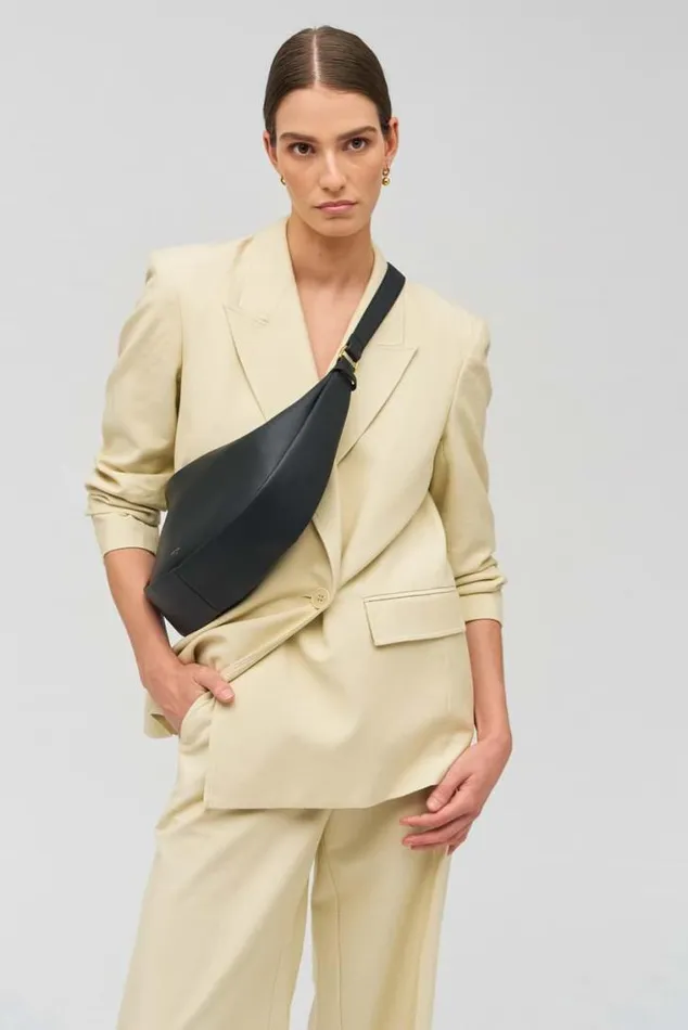 Oroton Shoulder Penny Hobo Black 8211 Women