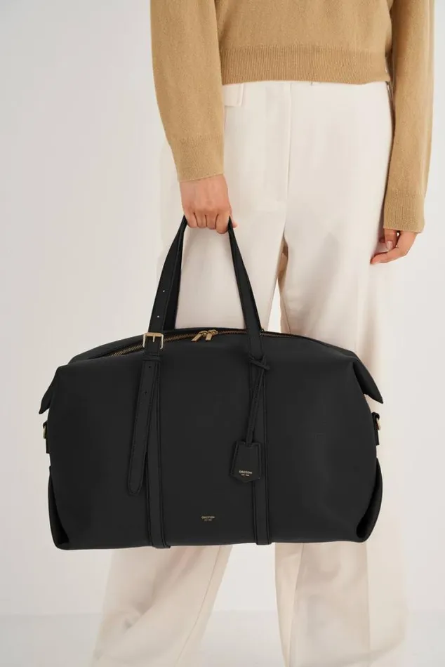 Oroton Travel Margot Weekender Black 8211 Women
