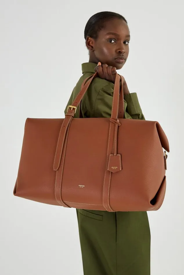 Oroton Travel Margot Weekender Whiskey 8211 Women