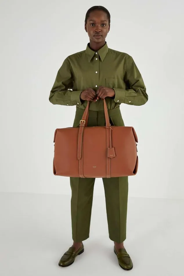 Oroton Travel Margot Weekender Whiskey 8211 Women