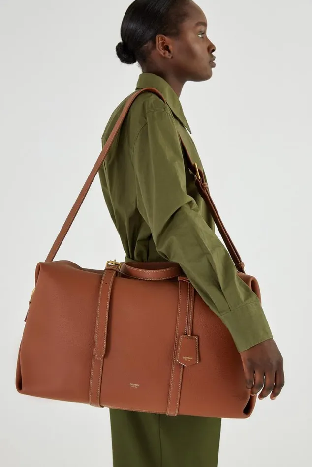 Oroton Travel Margot Weekender Whiskey 8211 Women