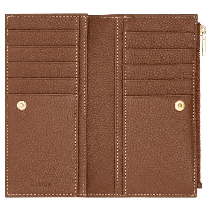 Oroton Wallets Margot Zip Fold Wallet Whiskey 8211 Accessories