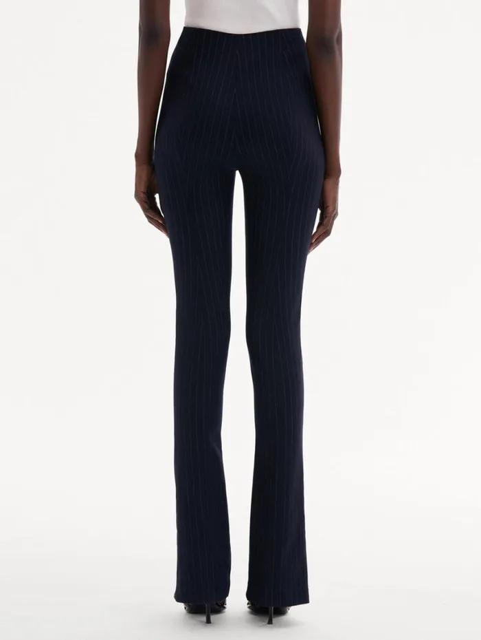 Oscar De La Renta Pinstriped Pant Navy and White Women Pants and Skirts Oscar De La Renta Pinstriped Pant Navy and White Women Pants and Skirts