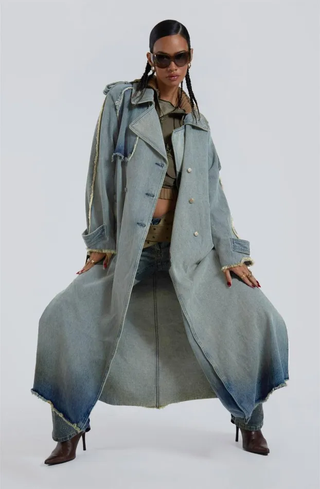 Outerwear Women Jaded London Downtown Denim Coat