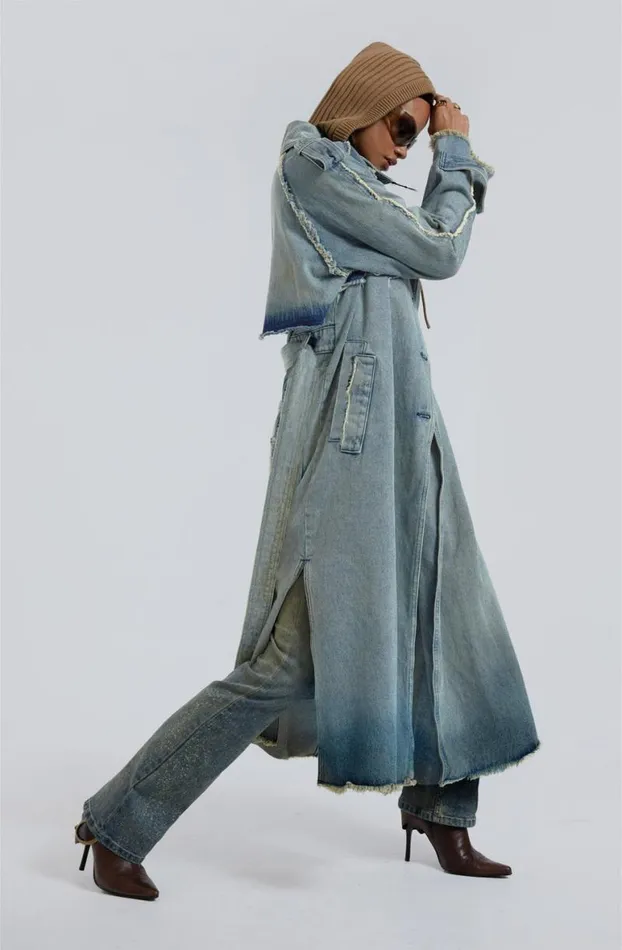 Outerwear Women Jaded London Downtown Denim Coat