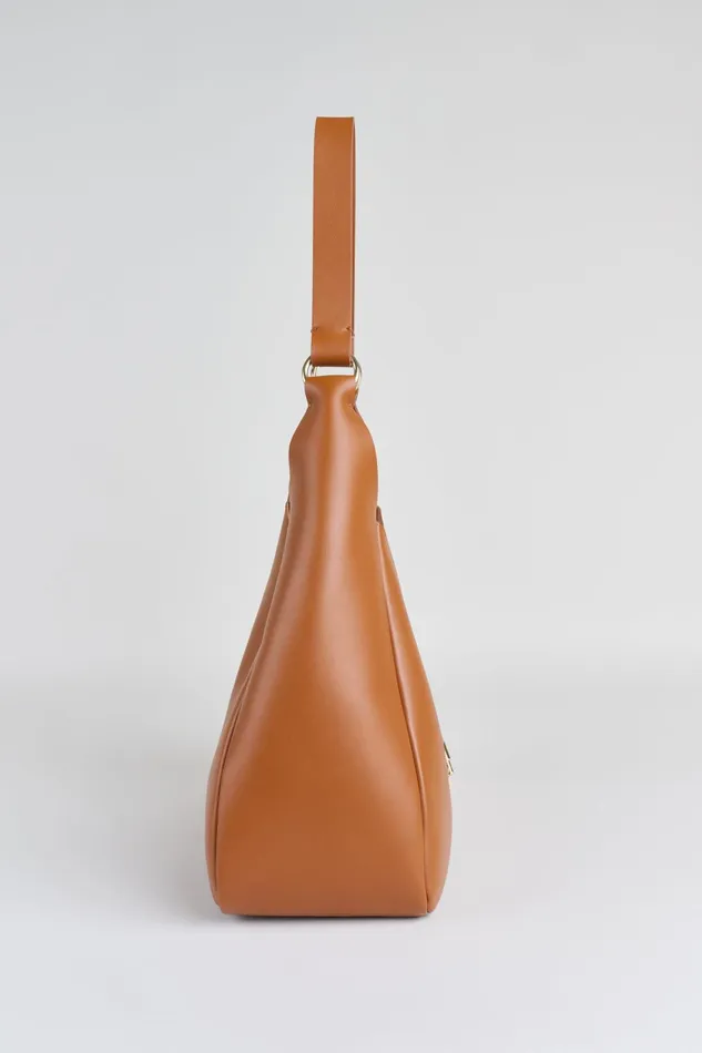 Outlet 8211 Women Handbags Elie Tahari Nappa Leather Hobo Bag Caramel