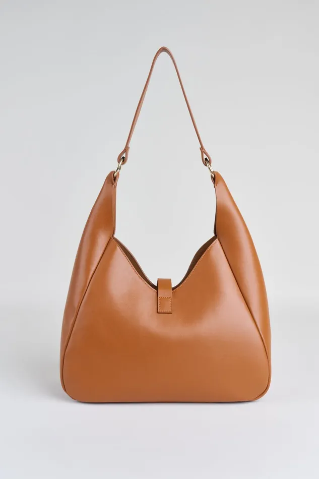 Outlet 8211 Women Handbags Elie Tahari Nappa Leather Hobo Bag Caramel