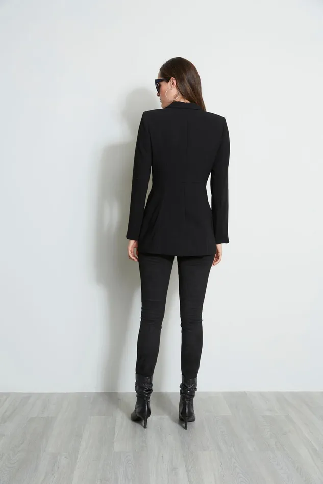 Outlet 8211 Women Jackets and Blazers Elie Tahari Single Button Blazer Black