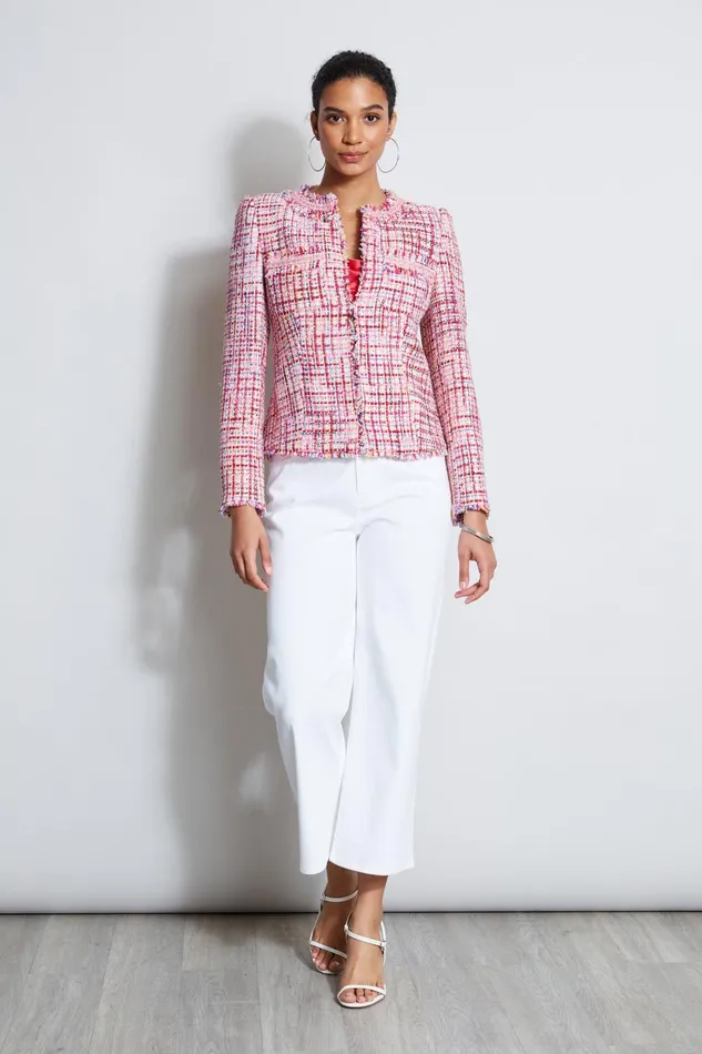 Outlet 8211 Women Jackets and Blazers Elie Tahari Tweed Jacket Allie Tweed