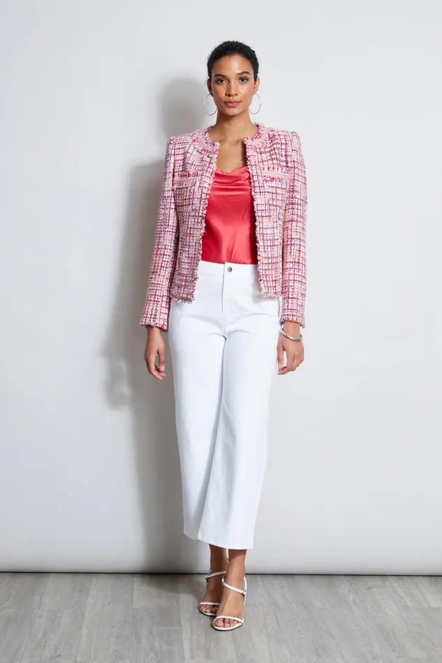 Outlet 8211 Women Jackets and Blazers Elie Tahari Tweed Jacket Allie Tweed