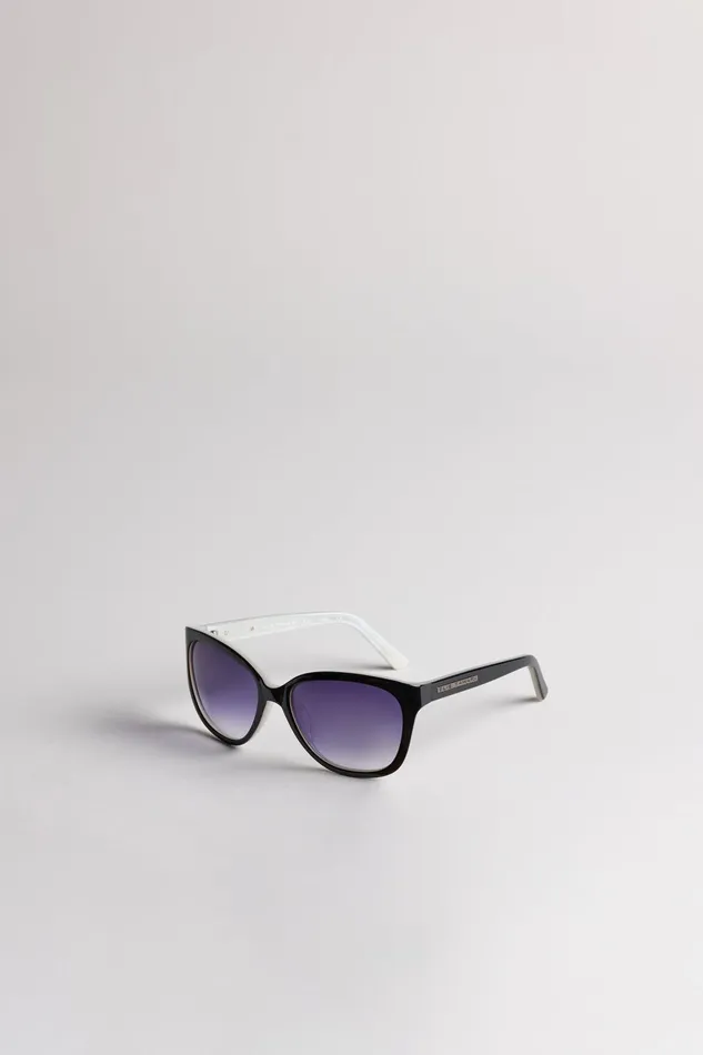 Outlet 8211 Women Sunglasses Elie Tahari Squared Cateye Sunglasses Blackwht