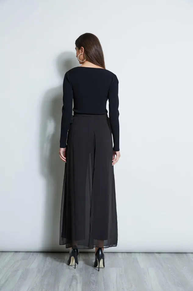 Outlet 8211 Women Tops Elie Tahari Contour Twist Sweater Noir
