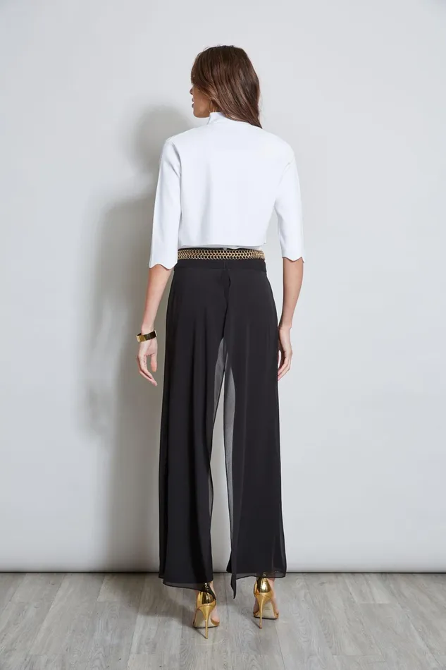 Outlet 8211 Women Tops Elie Tahari Scallop Cardigan Pearl