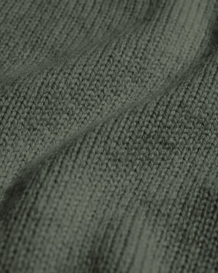 Oversized Merino Wool Crew 8211 Dusty Olive Knit Sweaters Colorfulstandard Men