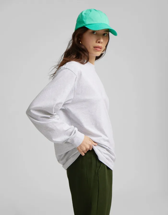 Oversized Organic LS TShirt 8211 Magenta Blaze Long Sleeve Tops Colorfulstandard Women