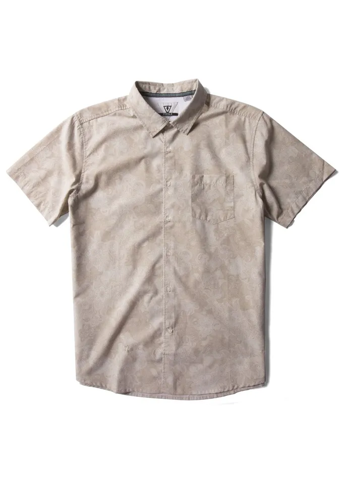 Panorama Eco Ss Shirt Mellow Yellow Shirts and Flannels Vissla Men