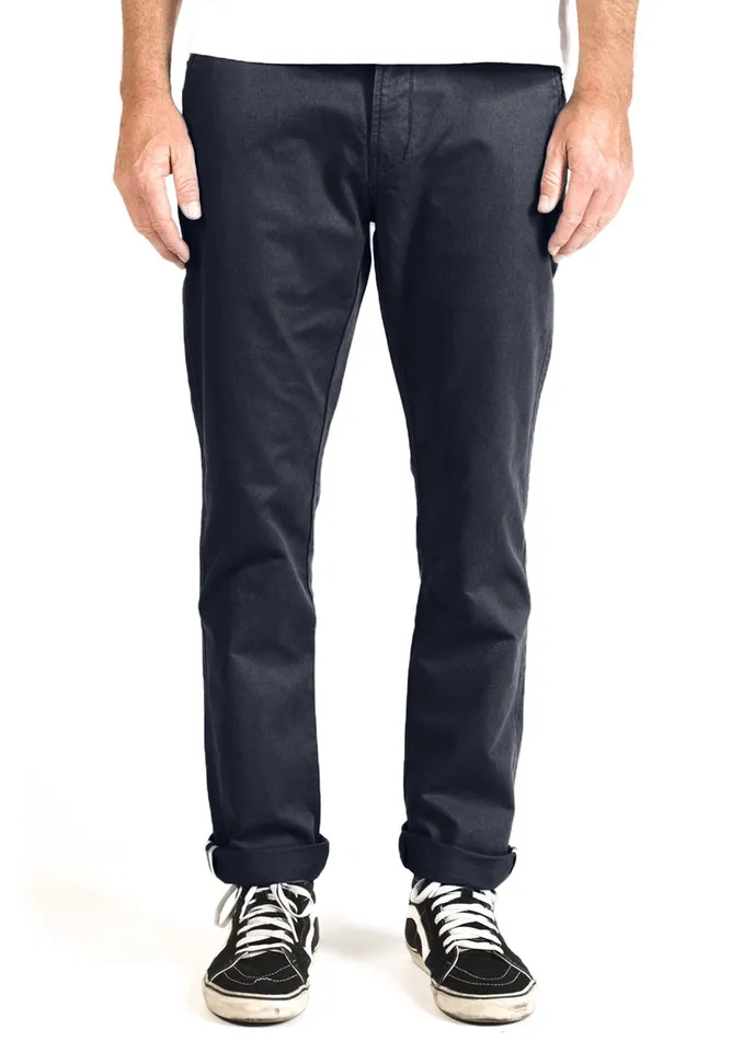 Pants and Denim Men Low Tide Chino Eco Pant Dark Naval Vissla