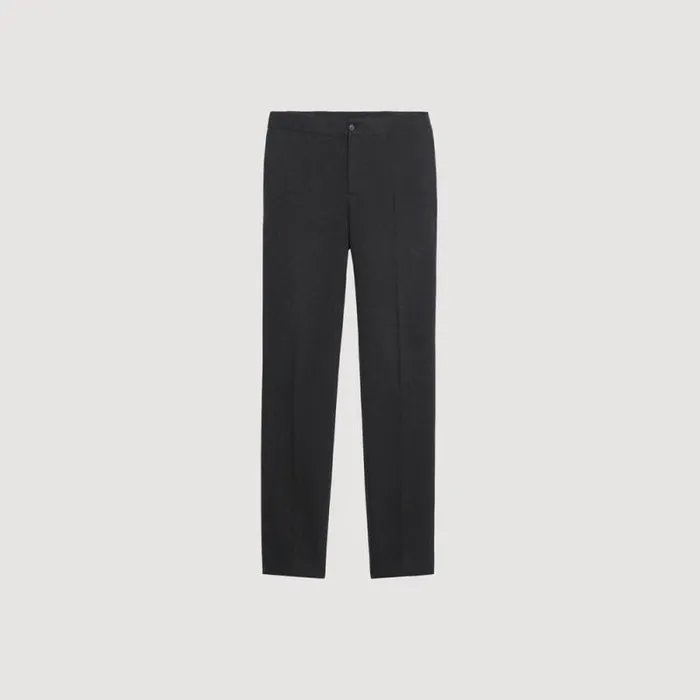 Pants and Shorts Men SANDRO Jersey Pants Dark Grey