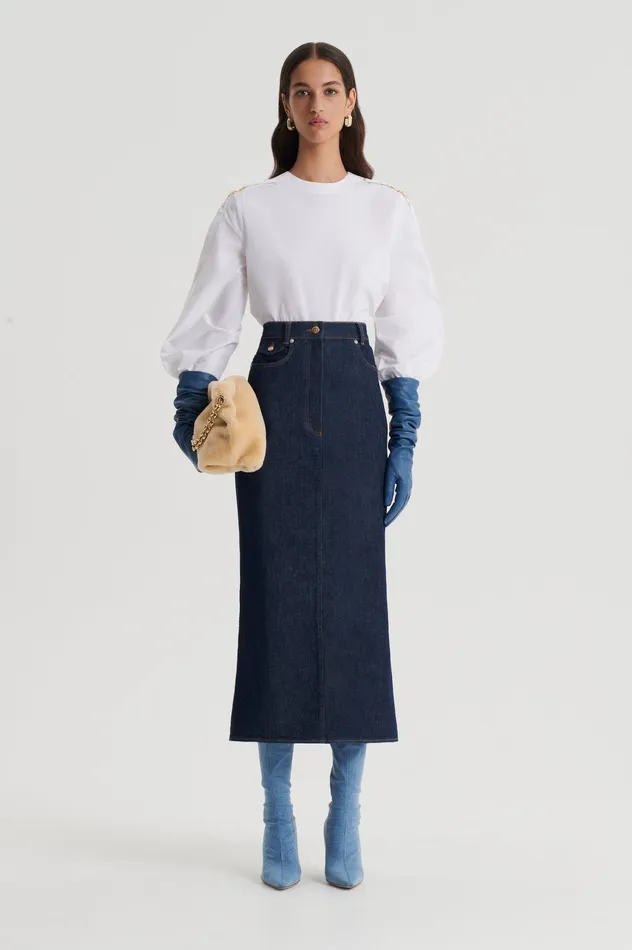 PARACHUTE COTTON BUCKLE TOP WHITE Tops Scanlan Theodore Women