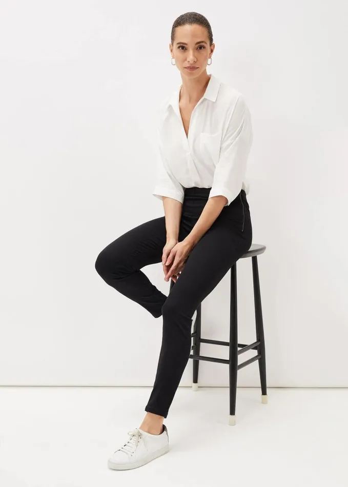 Phase Eight Amina Skinny Jeggings Black Women Trousers
