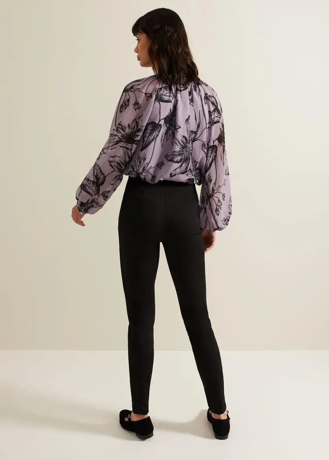 Phase Eight Amina Skinny Trousers Black Women Trousers