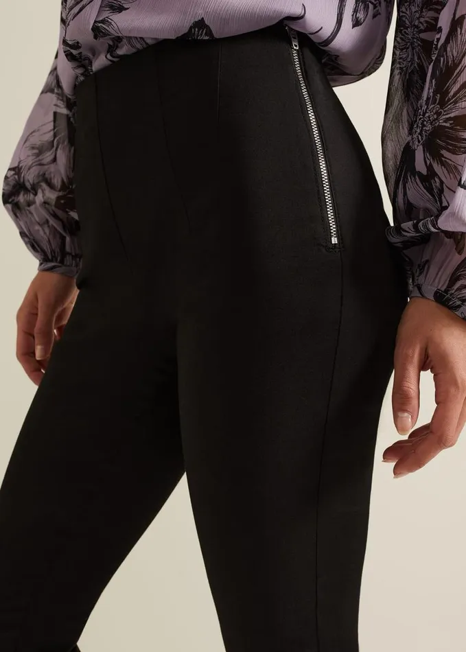 Phase Eight Amina Skinny Trousers Black Women Trousers