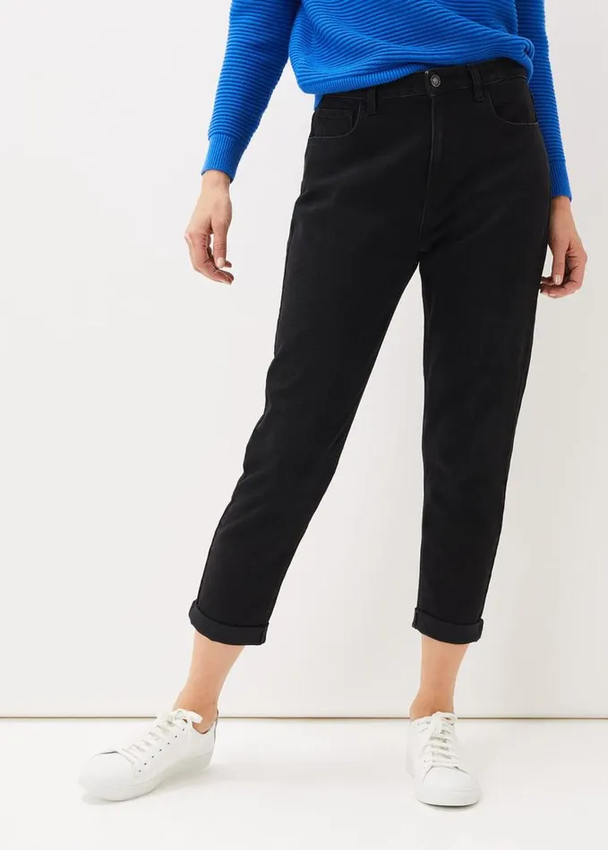 Phase Eight Angelina Girlfriend Jeans Black Women Jeans