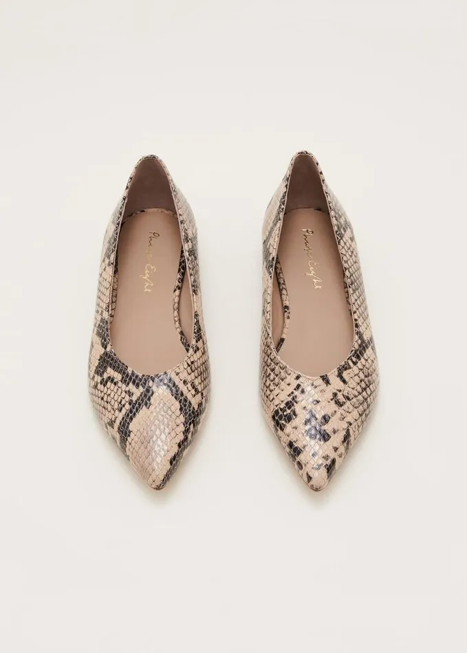 Phase Eight Animal Print Pump Snake Women Flats