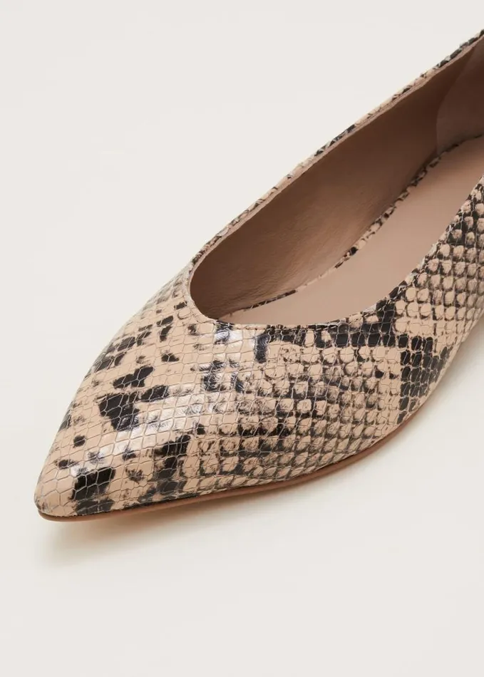 Phase Eight Animal Print Pump Snake Women Flats