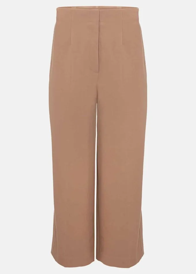 Phase Eight Aubrielle Clean Crepe Culotte Camel Women Trousers