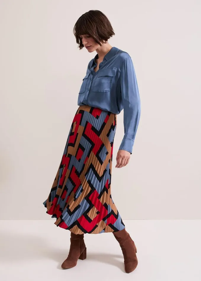 Phase Eight Avianna Utility Shirt Blue Women Shirts and Blouses