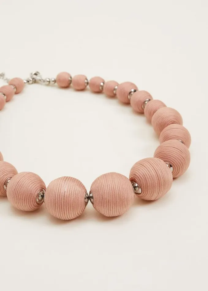 Phase Eight Beaded Necklace Pale Pink Women Jewellery
