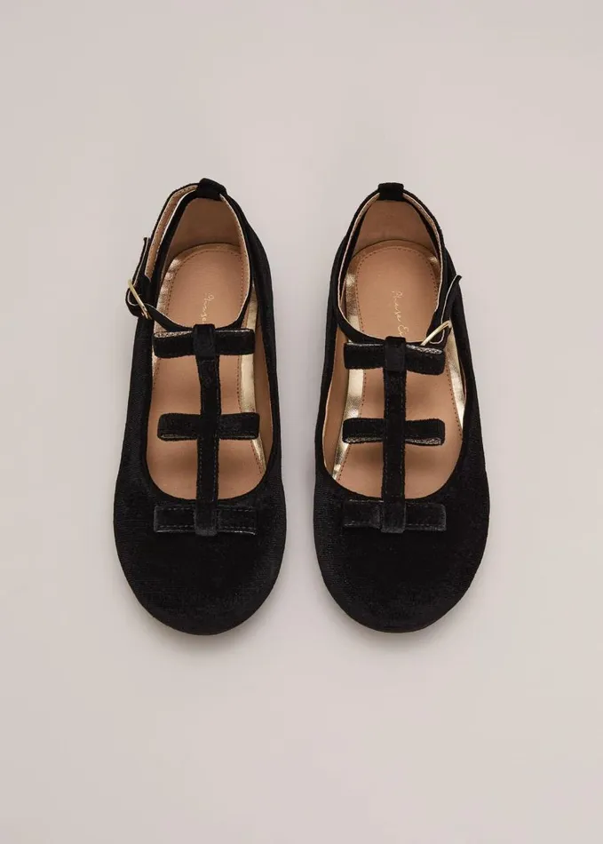 Phase Eight Black Velvet Shoes Black Women Childrenswear