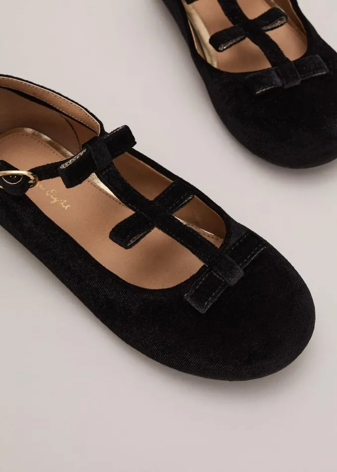 Phase Eight Black Velvet Shoes Black Women Childrenswear