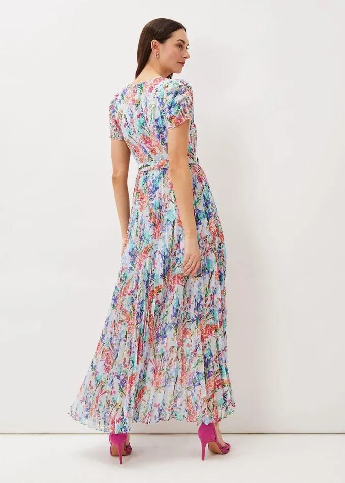 Phase Eight Cleo Floral Midaxi Dress Cherrymulti Women Dresses